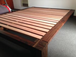 guest bed interlocking joint