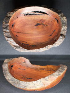 eucalytus natural edge bowl