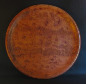 Birdseye redgum platter 520 mm diameter x 40 mm high