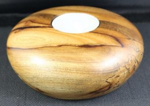 Tea candle spalted peppercorn